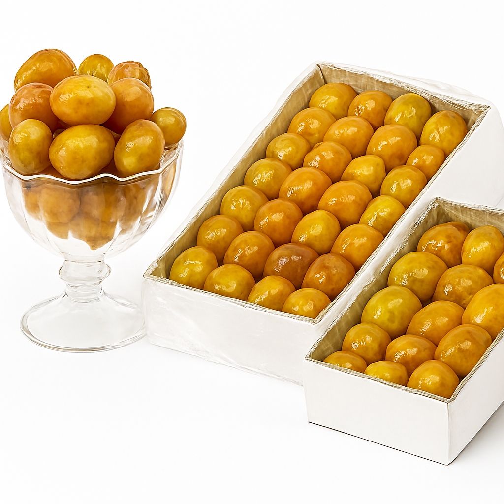 کارتن یک کیلو گرمی خرمای هلیله ای تازه ی بم